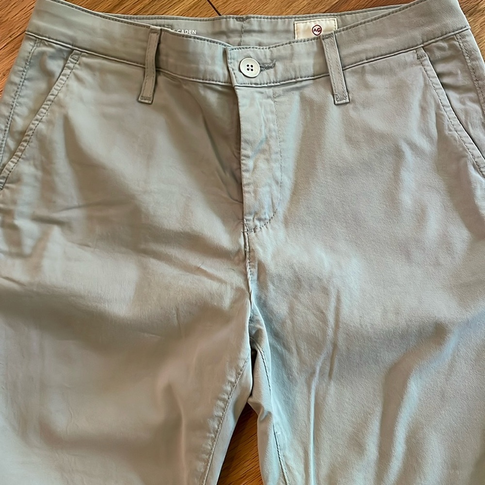 AG Adriano Goldschmeid Caden Trousers Grey Size 27 EUC